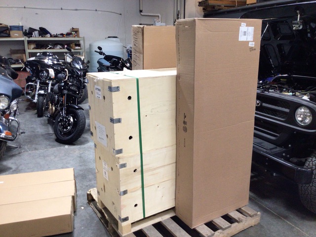 Quantity of (2) Mahindra 62 in Snow Blades (Unused)