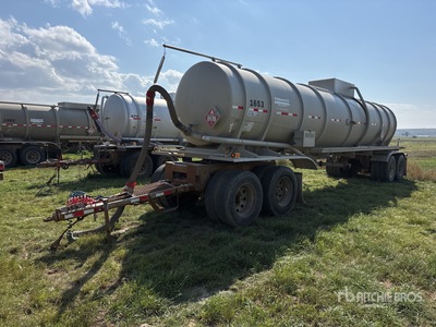 2013 Polar MC407 7400 gal Quad/A Turntable Pup Tanker Trailer