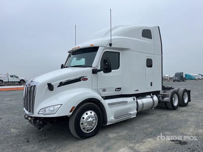 2023 Peterbilt 579 6x4 Cabeza Tractora Cabina Dormitorio