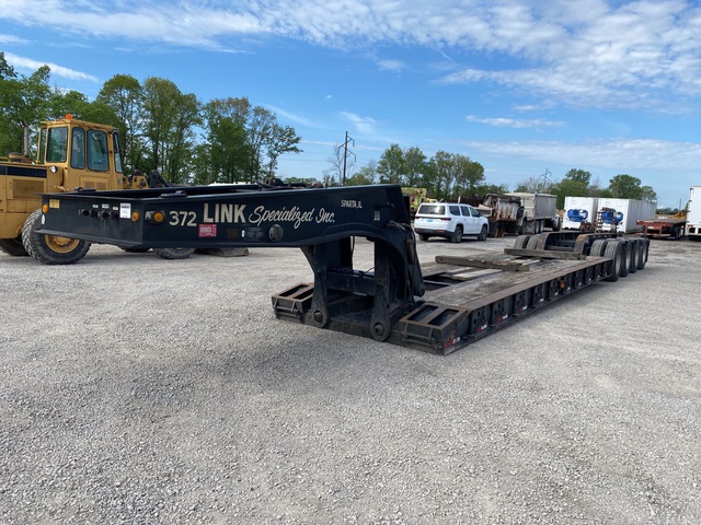2011 Nelson ARTA-FLA-60LD 60 ton Quad/A Removable Gooseneck Lowboy Trailer
