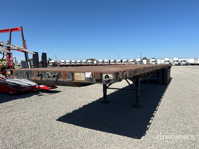 1986 Transcraft TL90K 45 ton 45 ft T/A Flatbed Trailer | Ritchie Bros ...