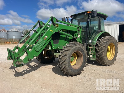 2013 John Deere 6105D 4WD Tractor