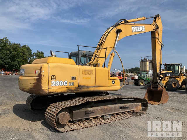 2002 John Deere 230CLC Tracked Excavator in Pittston, Pennsylvania ...