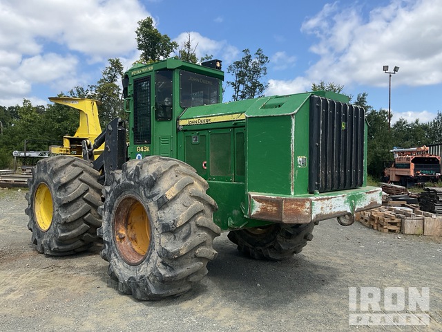 2013 John Deere 843K Wheel Feller Buncher in Manassas, Virginia, United ...