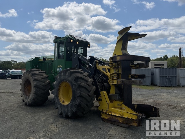2013 John Deere 843K Wheel Feller Buncher in Manassas, Virginia, United ...