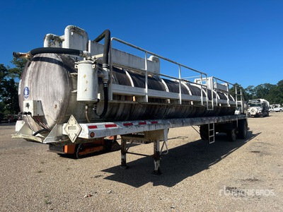 2007 Dragon 130 BBL 5460 gal T/A Vacuum Tanker Trailer