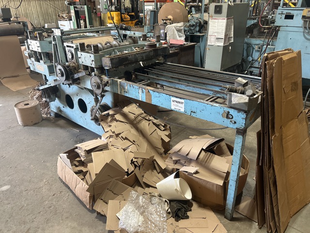 Quantity of (2) Electric Chipboard Box Partition Manufacturing Machine Quantity of (2) Electric Chipboard Box Partition Manufacturing Machine