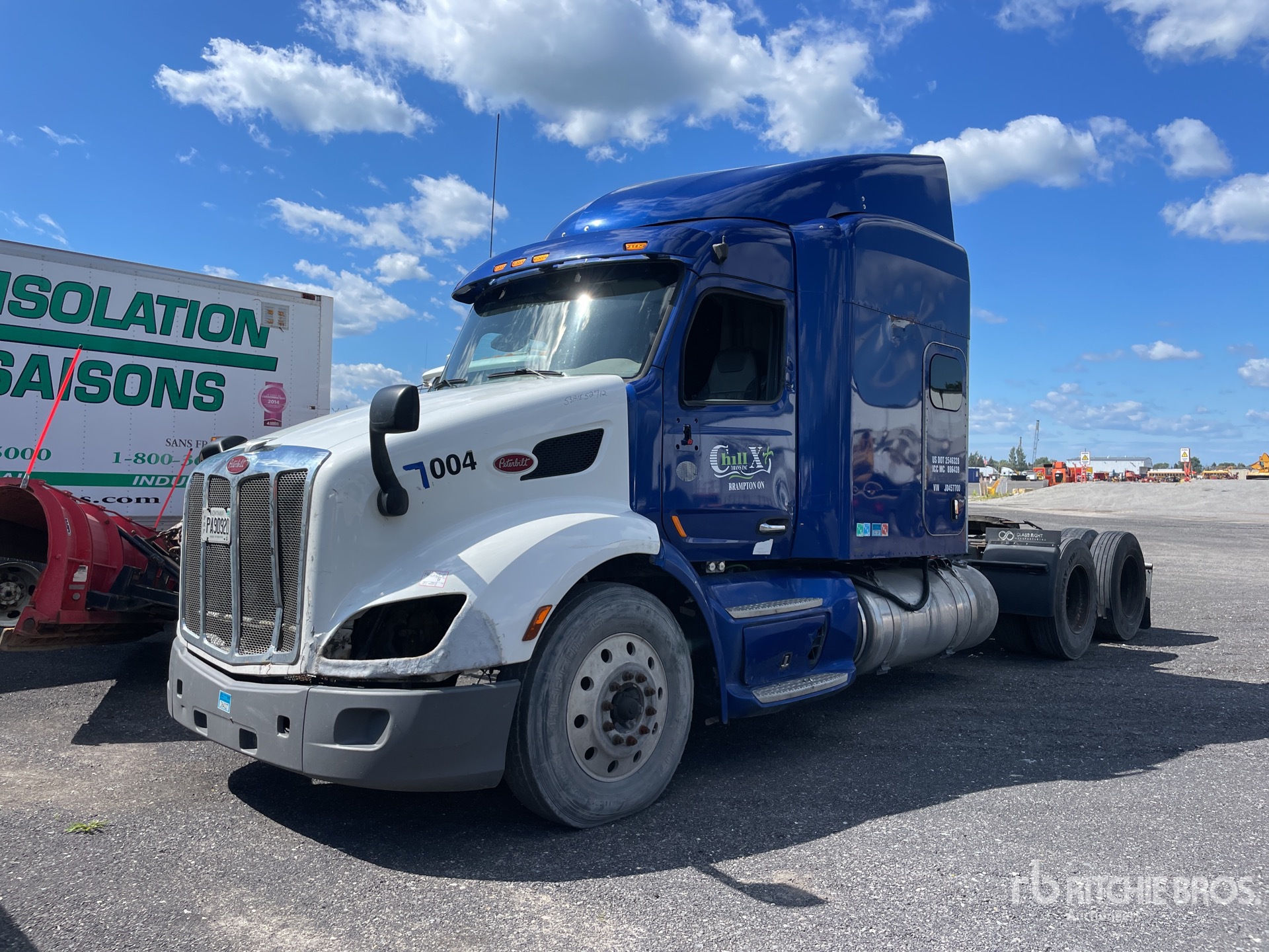 2018 Peterbilt 579 6x4 T/A Sleeper Truck Tractor (Inoperable)