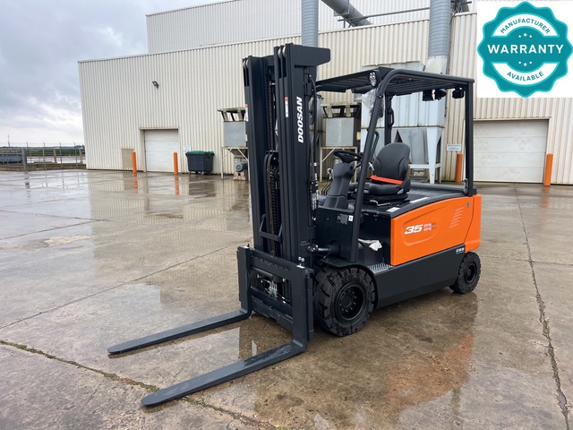 2023 Doosan B35X-7 PLUS 3500 kg Electric Forklift (Unused)
