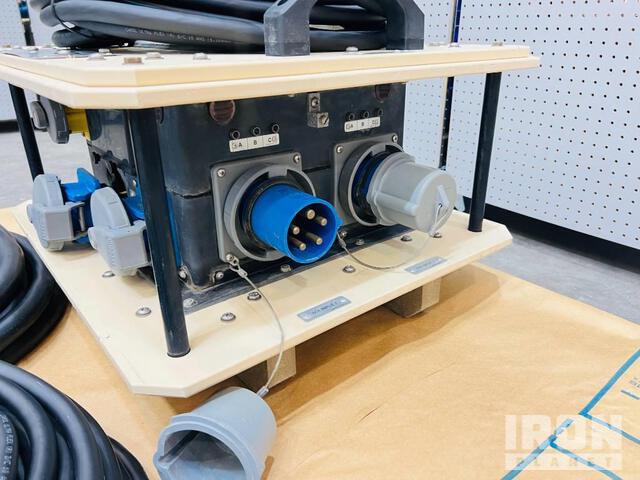 Lex Power LEX 15KW DB60 Power Distribution Spider Box w/ Assorted LEX Power Cords ...
