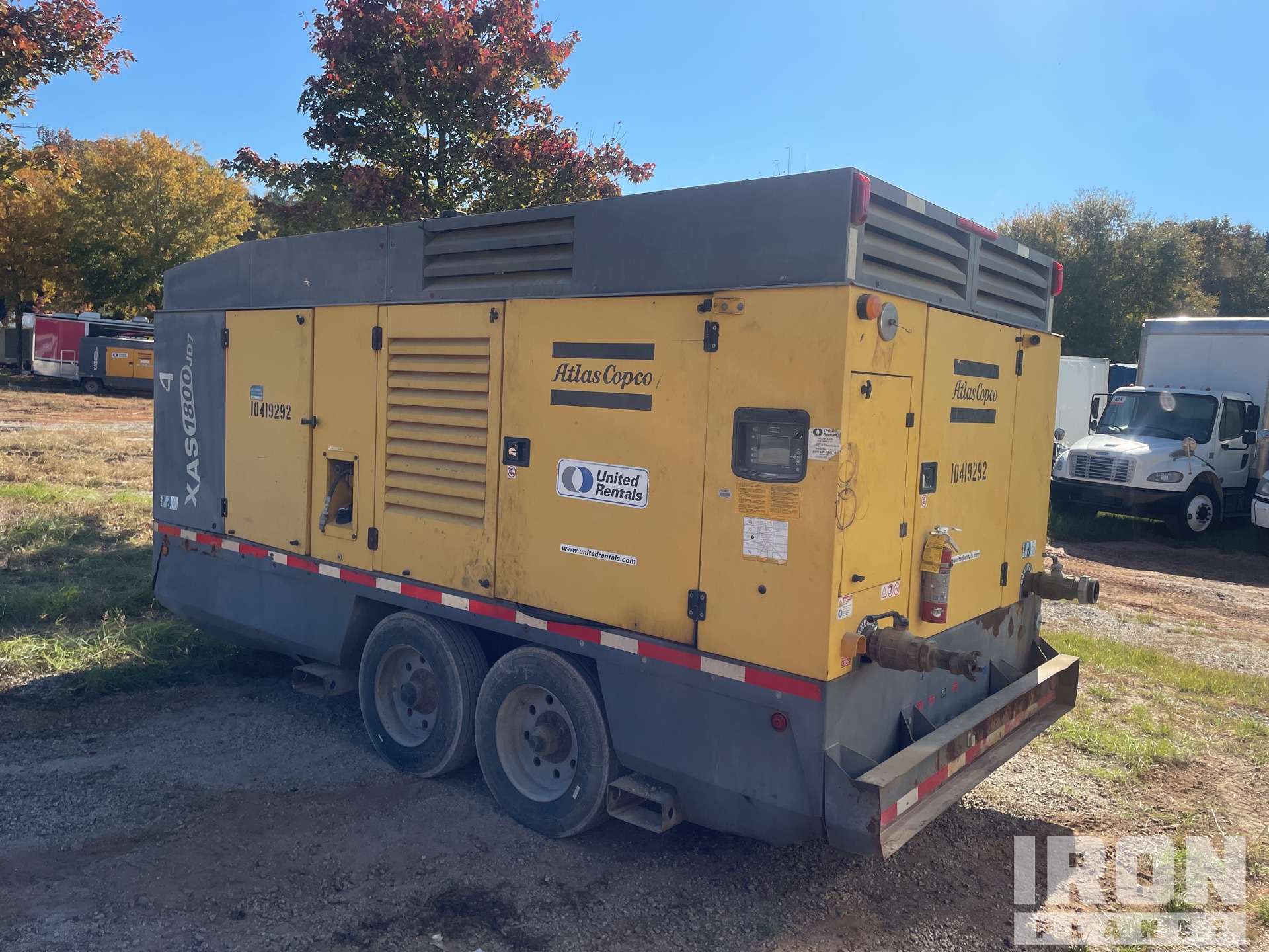 2015 Atlas Copco XAS 1800 JD7 EB 1800 cfm Mobile Air Compressor in