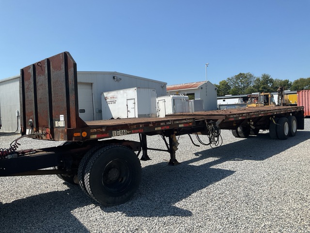 1970 Rogers T/A Extendable Flatbed Trailer