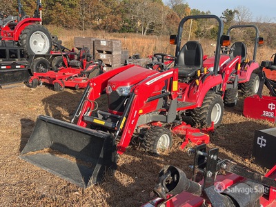 2021 Massey Ferguson GC1723 4WD Utility Tractor (Inoperable)