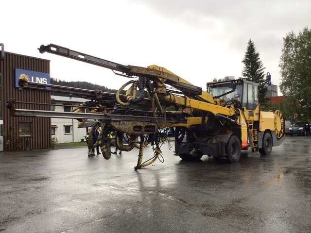 2012 Atlas Copco XE3C 4x4 Jumbo Drill 2012 Atlas Copco XE3C 4x4 Jumbo Drill
