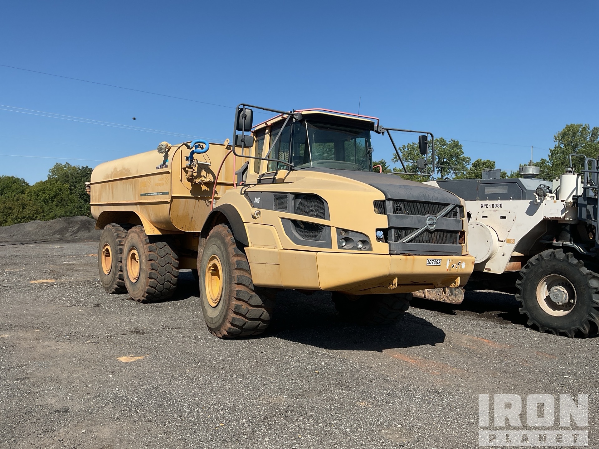 2015 Volvo A40G 6x6 Articulated Water Truck in Duncan, Oklahoma