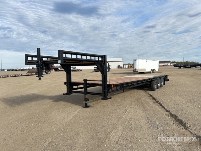 2012 Custom Built 35 ft Tri/A Gooseneck Equipment Trailer | Ritchie ...