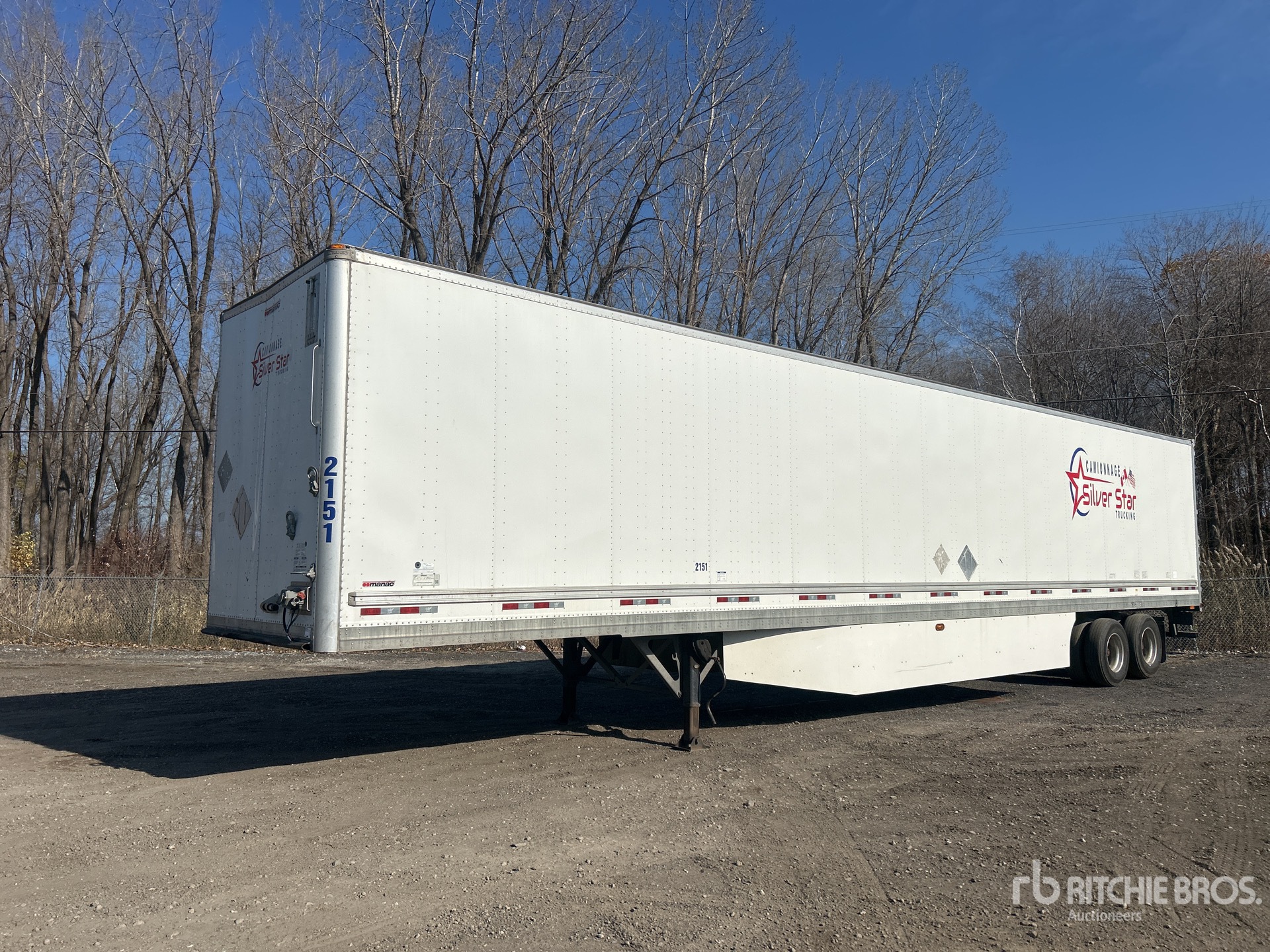 2023 Manac 53 ft x 102 in T/A Van Trailer