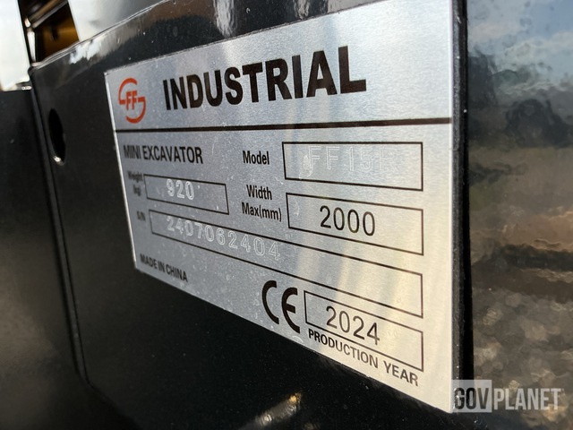 MINI EXCAVADORA FF INDUSTRIAL FF15R