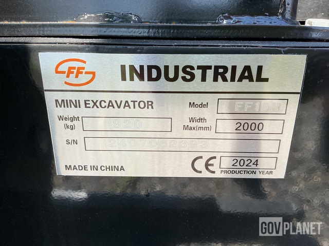 MINI EXCAVADORA FF INDUSTRIAL FF15R