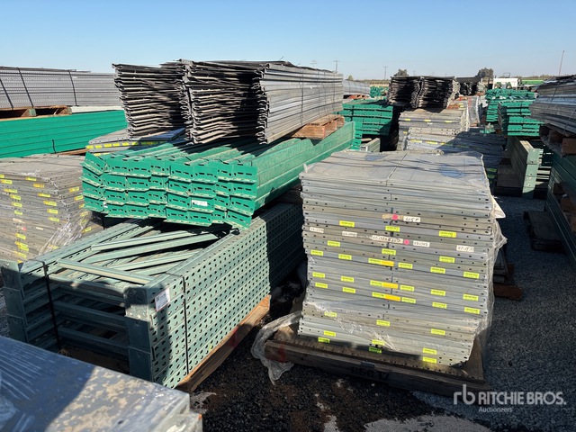9 Foot Racking Quantity of 9 ft 9 in x 36 in x 15 ft Pallet Racking | Ritchie Bros ...