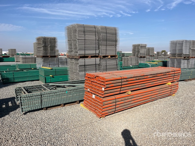 9 Foot Racking Quantity of 9 ft 6 in x 44 in x 24 ft Pallet Racking | Ritchie Bros ...