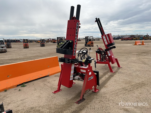 2023 AGI Sheriff Skid Skid Steer Post Driver (Unused) | Ritchie Bros ...