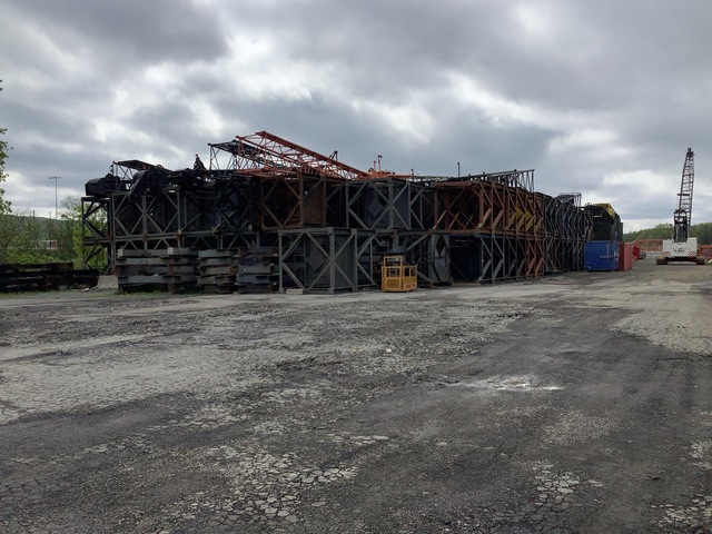 1981 FMC Link-Belt TG-1900 115 ton Luffing Boom Tower Crane