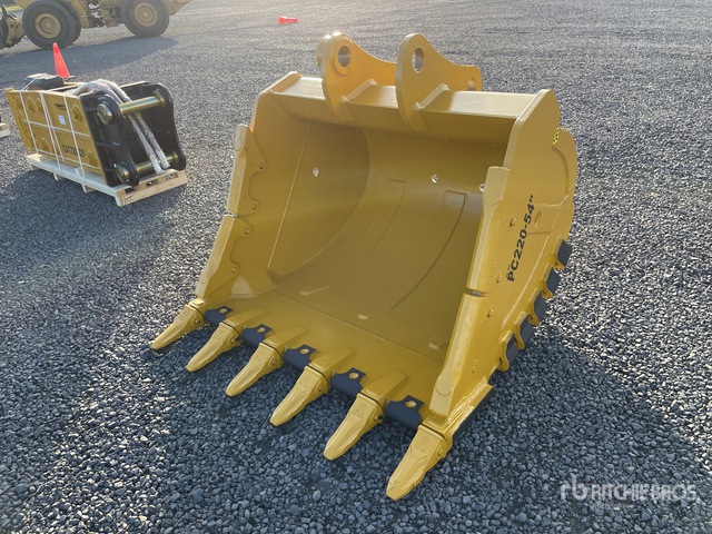 2024 Jisan BKT22054HD 54 in Digging Excavator Bucket - Fits Komatsu ...