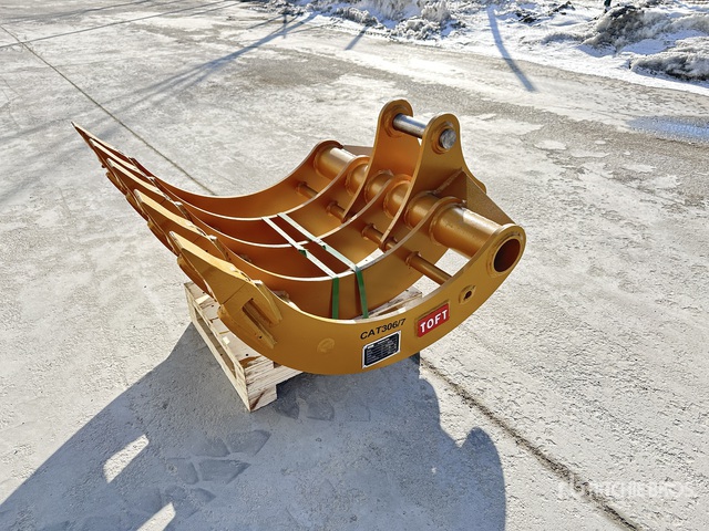 4t Silver Rake 2024 TOFT TOFT04R Excavator Rake - Fits 4 - 7 ton (Unused) | Ritchie ...