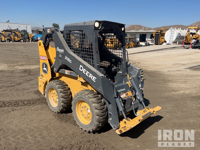 2023 John Deere 318G Skid Steer Loader in Riverside, California, United ...