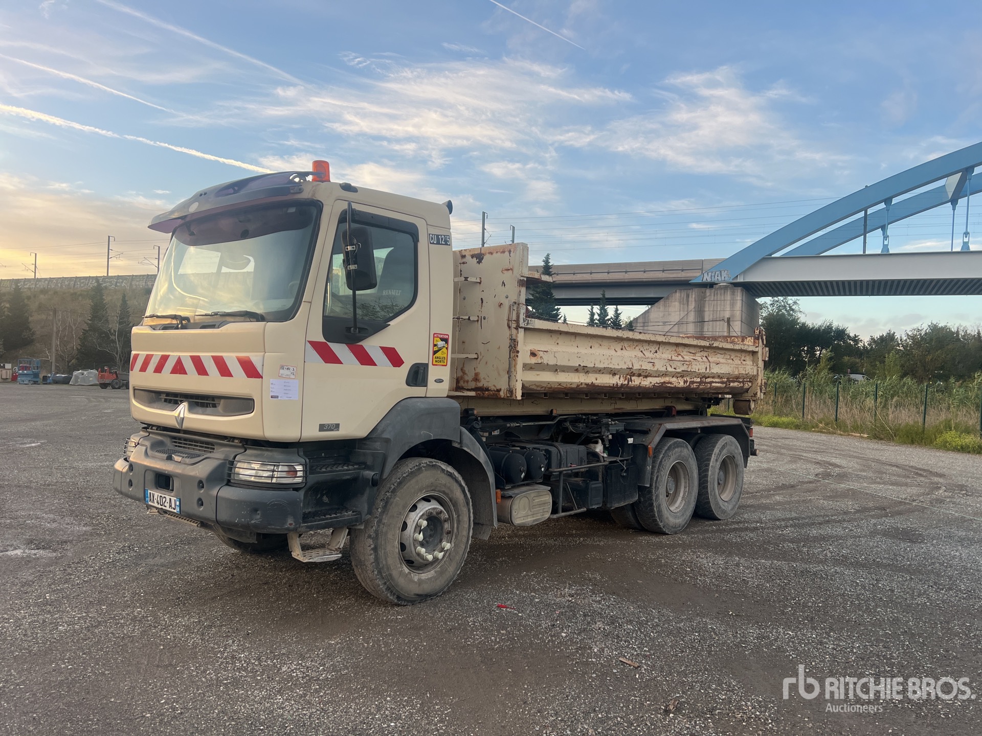 2006 Renault Kerax 370 DCI 6x4 Camion Amplirol RollOff Truck Ritchie