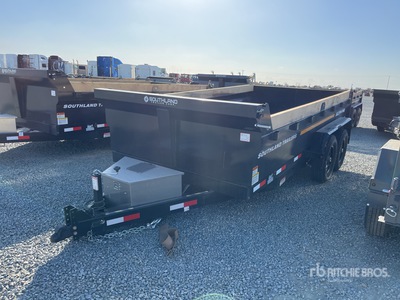 2025 Southland SL714-14K 14 ft T/A Dump Utility Trailer (Unused)