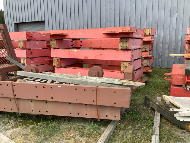 Quantity of (34) Miscellaneous Crane Brackets and Parts