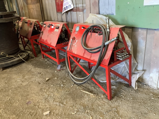 Quantity of (5) Hydraulic Control Stations and 12 ft Spreader Bar