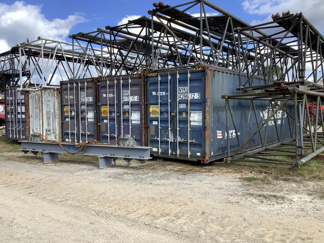 Quantity of (5) 40 ft Shipping Containers