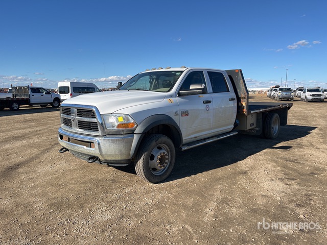 2011 Ram 5500 4x4 Crew Cab Flatbed Truck | Ritchie Bros. Auctioneers