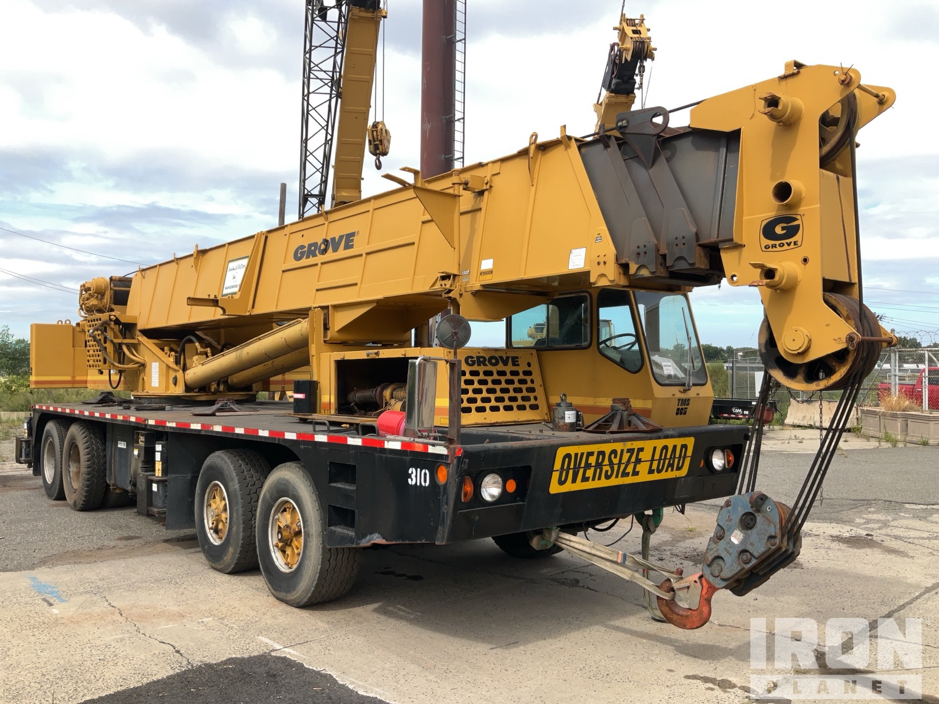 1982 Grove TMS865 Hydraulic Truck Crane in Hillside, New