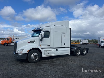 2018 Peterbilt 579 6x4 Sleeper Truck Tractor