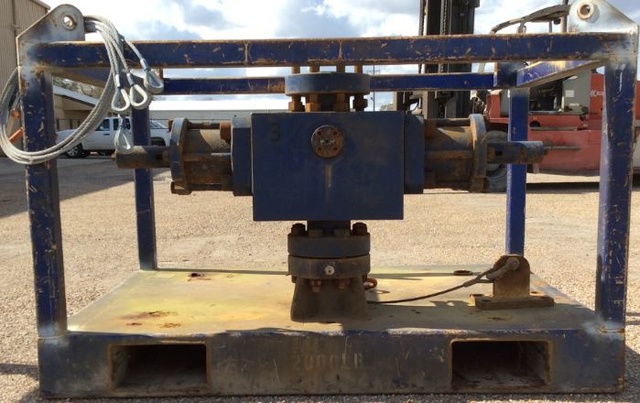 BOP, 3-1/16in, 15K, Blind Shear, S/N P09217, w/Skid BOP, 3-1/16in, 15K, Blind Shear, S/N P09217, w/Skid