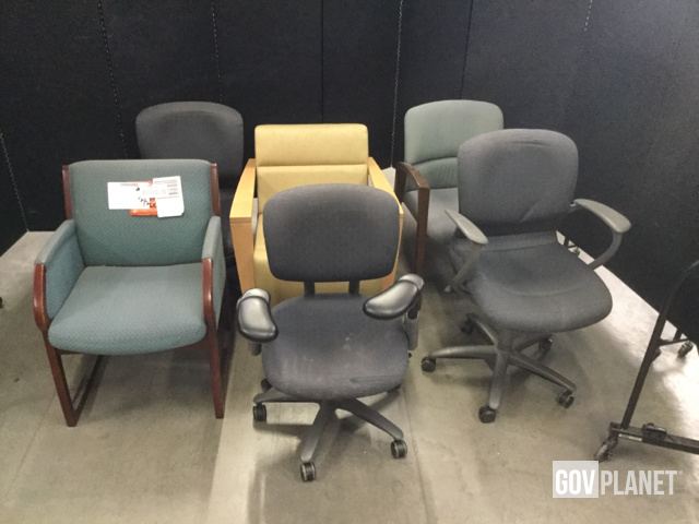 Surplus Lot Of 6 Assorted Office Chairs In North Las Vegas Nevada