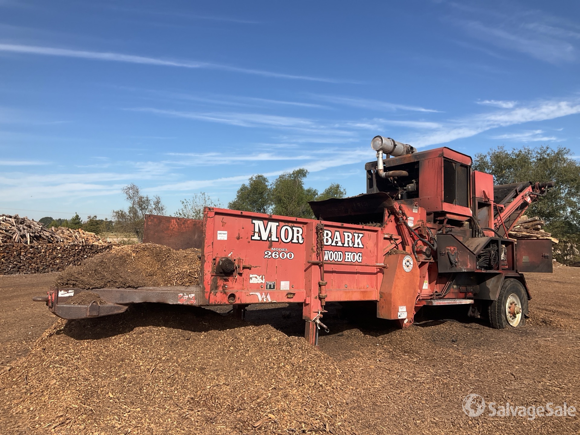 Morbark 2600 Wood Hog S/A Horizontal Grinder (Inoperable) in Rayne