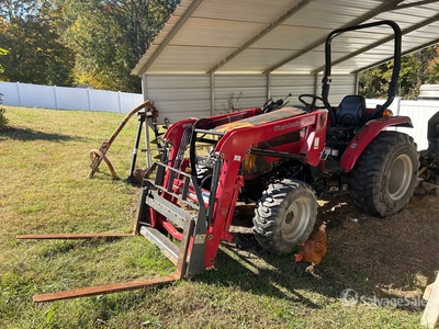 2017 Mahindra 2538H 4WD Utility Tractor (Inoperable)