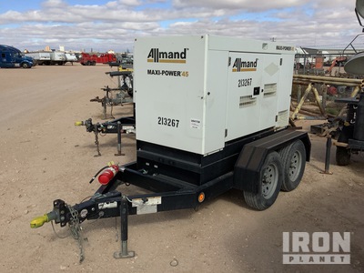 2018 Allmand BR MP45 37 kW Mobile Generator Set