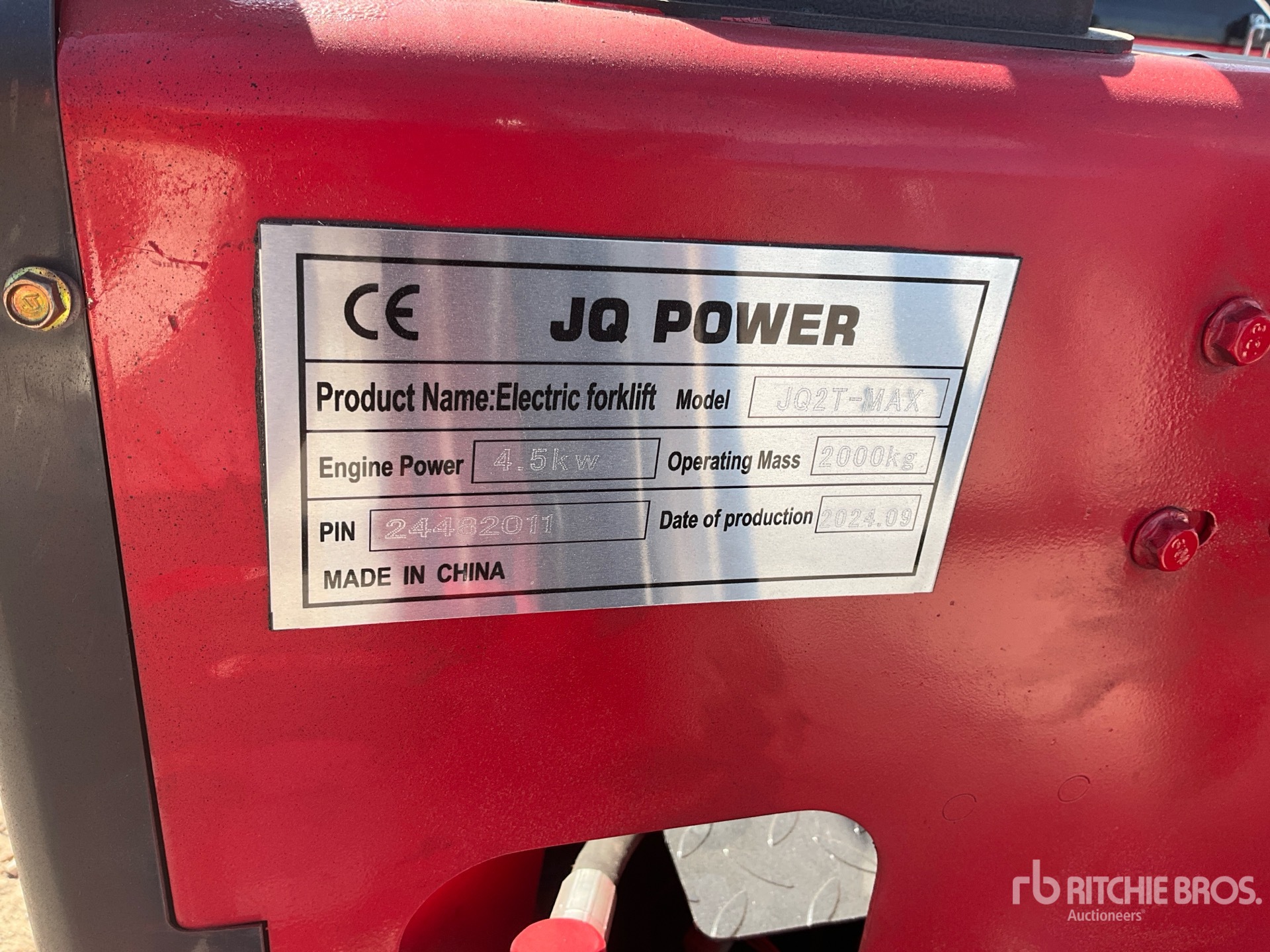 2025 JQ POWER JQ2T-MAX 4400Ib Chariot Élévateur Électrique | Ritchie ...