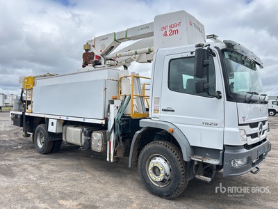 Terex 17 m on 2014 Mercedes-Benz Atego 1629 4x4 Bucket Truck
