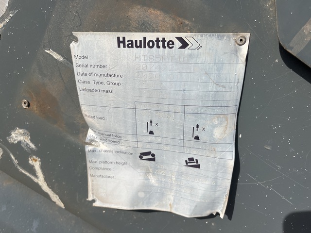 ELEVADOR TELESCóPICO 2020 HAULOTTE 4WD HT85RTJO