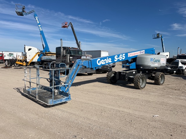 2016 Genie S-65 4WD Diesel Telescopic Boom Lift 2016 Genie S-65 4WD Diesel Telescopic Boom Lift