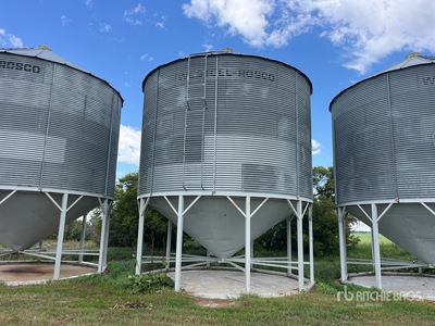 Westeel Rosco +/- 4000 bu 5 Ring Hopper Grain Bin