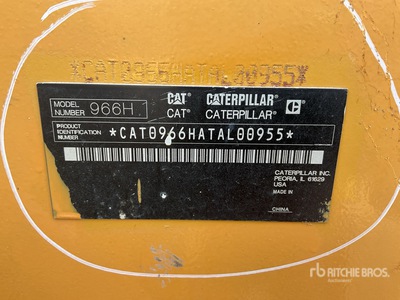 2011 Cat 966 H Wheel Loader