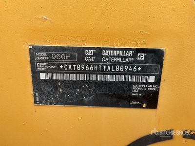 2011 Cat 966 H Wheel Loader